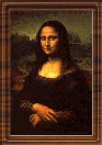 Die berühmte Mona Lisa im Louvre
