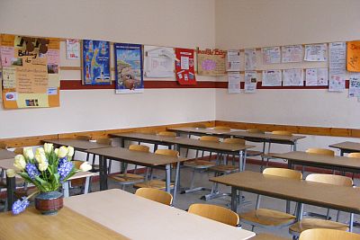 Klassenraum der 8a