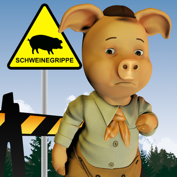 Schweinegrippe Absperrzone