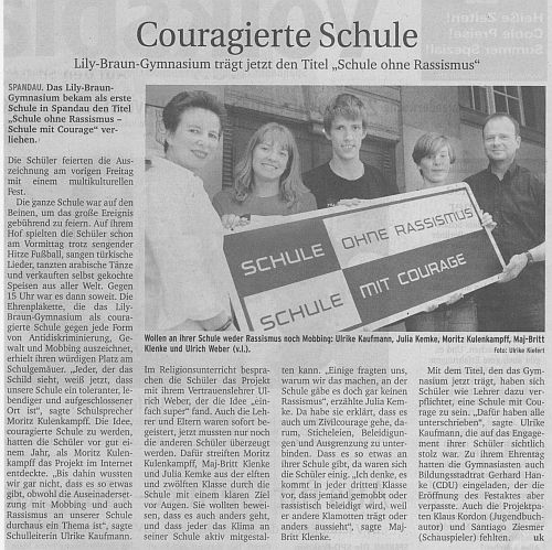 Text: Spandauer Volksblatt (Mi., 07.07.2010)